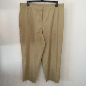 DKNY Womens Size 18W Beige Casual Career Work Pants GUC